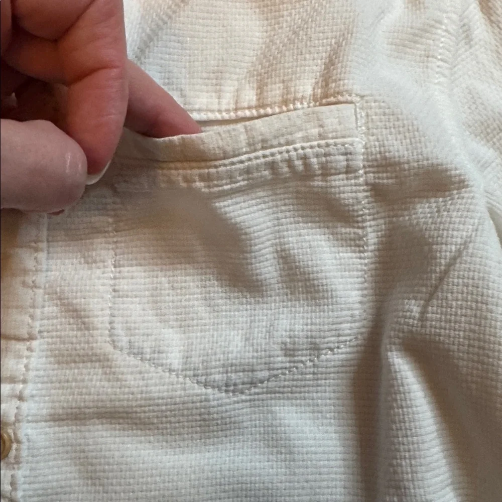 H&M Dress shirt size 7 boys white dress shirt cotton mandarin collar wedding
